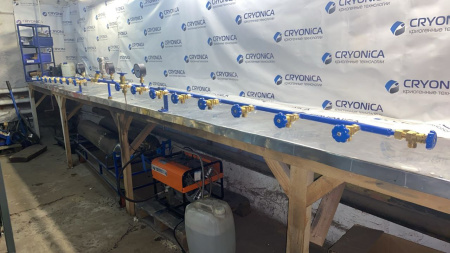 Рампа наполнительная  на 40 баллонов РНП 02/20/200